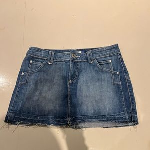 Denim Mini Skirt